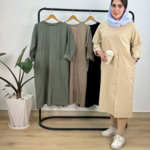 مانتو ساحلی ساده1039