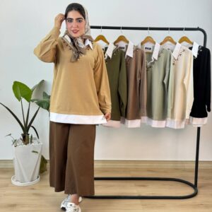 شومیز مراکشی ترکیبی 1077