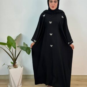 مانتو عبایی استین پروانه