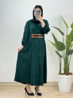 مانتو بلند کمربندی - Image 2