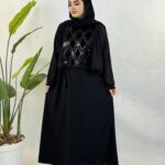 مانتو دو تیکه قلاب بافی 637