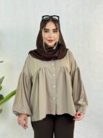 شومیز جلو چین 736 - Image 9