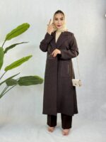 مانتو بلند گلدوزی - Image 4