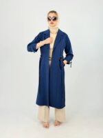 مانتو بلند کمربندی - Image 2