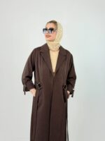 مانتو بلند کمربندی - Image 10