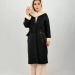 مانتو بلند گلدوزی پروانه