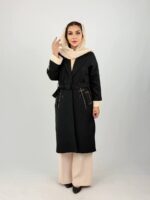 مانتو بلند گلدوزی پروانه