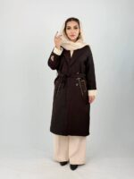 مانتو بلند گلدوزی پروانه - Image 12